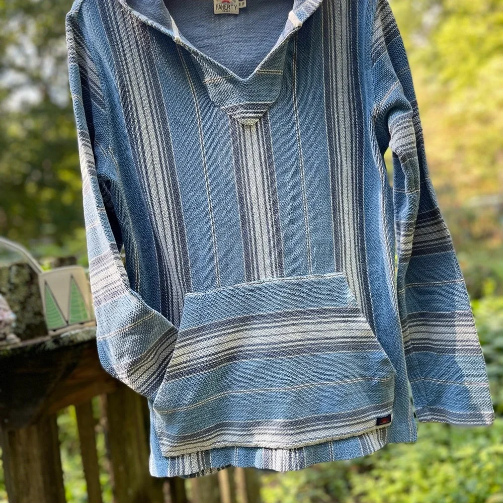 Faherty Pancho Sm Unisex Preowned Hoodie - Picture 3 of 6